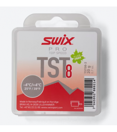 Вакса Swix TS8 TURBO Red -4°C/+4°C 20g